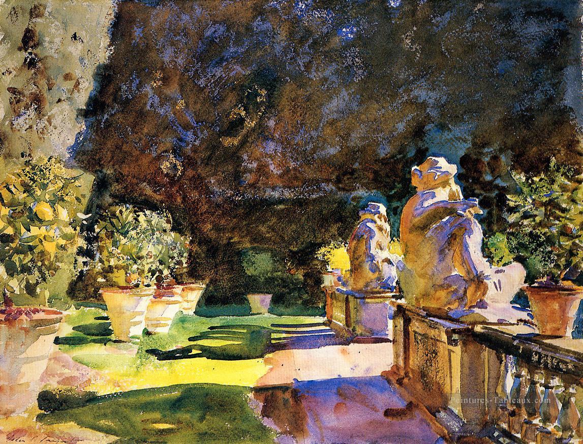 Villa di Marlia Lucques John Singer Sargent aquarelle Peintures à l'huile